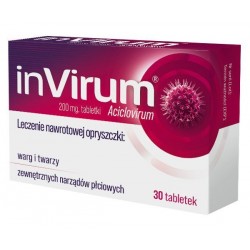 INVIRUM 0,2 g, 30 tabletek