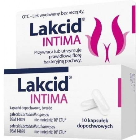 Lakcid Intima, 10 kapsułek