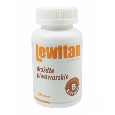 Lewitan z drożdży piwowarskich, 200 tabletek