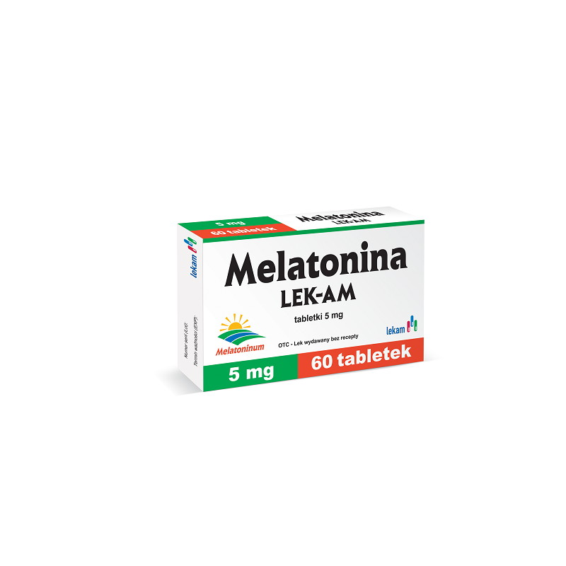 Melatonina LEK-AM 5 mg, 60 tabletek