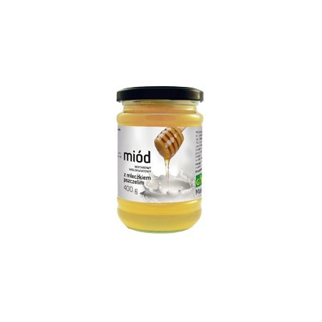 Miód z mleczkiem pszczelim, 400g