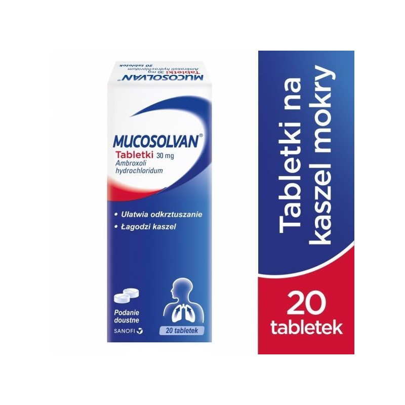 Mucosolvan 0,03 g, 20 tabletek