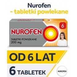 Nurofen 0,2 g, 6 tabletek