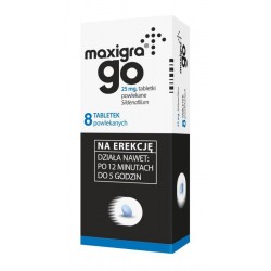 Maxigra Go 0,025 g, 8...
