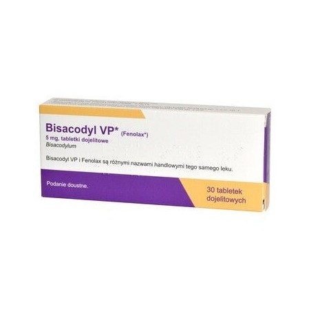 Bisacodyl VP 5 mg, 30 tabletek (PHARMAPOINT)