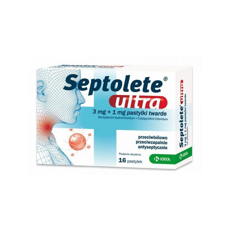 Septolete ultra, 16 pastylek