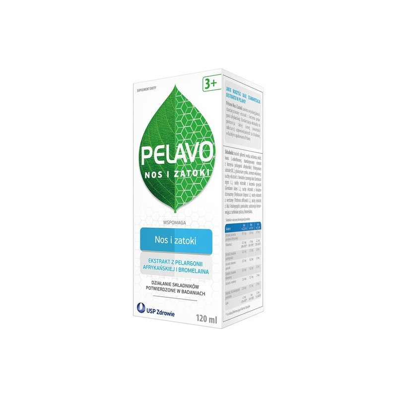 Pelavo nos i zatoki 3+, syrop, 120 ml