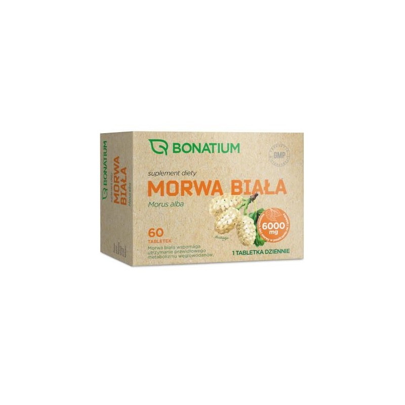 Bonatium Morwa biała, 60 tabletek