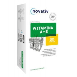 Novativ Witamina A+E,  30 kapsułek