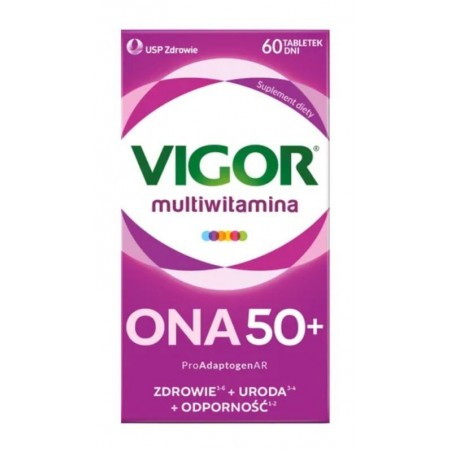 Vigor Multiwitamina Ona 50+, 60 tabletek