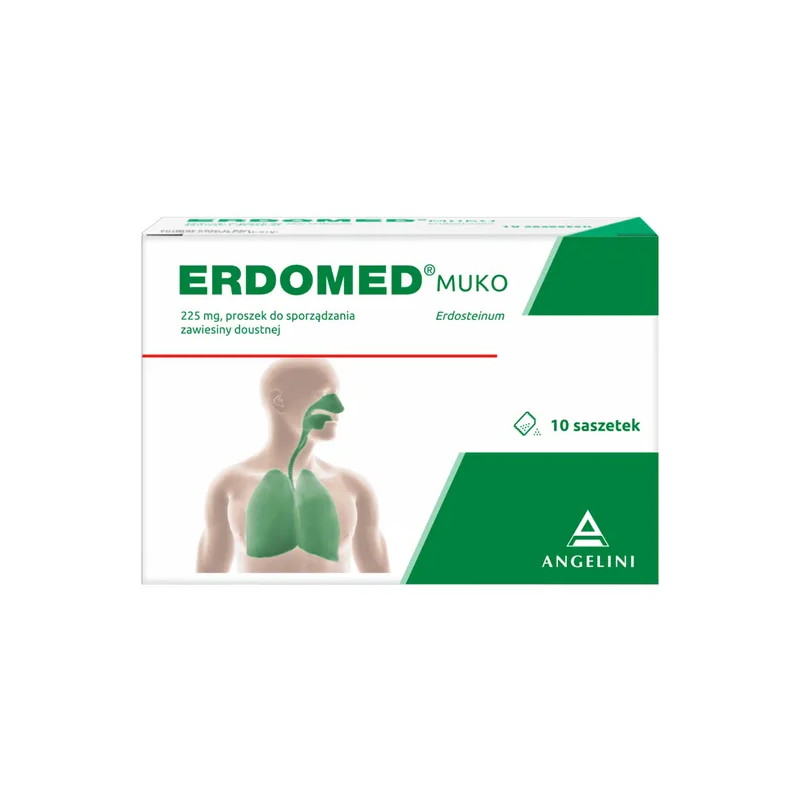 Erdomed Muko 0,225 g 10 sasz.