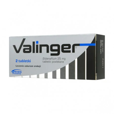 Valinger 25 mg, tabletki powlekane, 2 sztuki