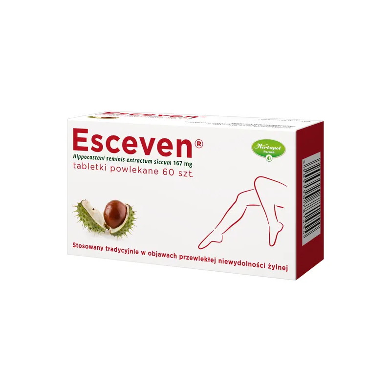 Esceven, 167 mg, tabletki powlekane, 60 sztuk