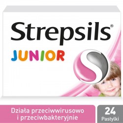 Strepsils Junior, 24 pastylki