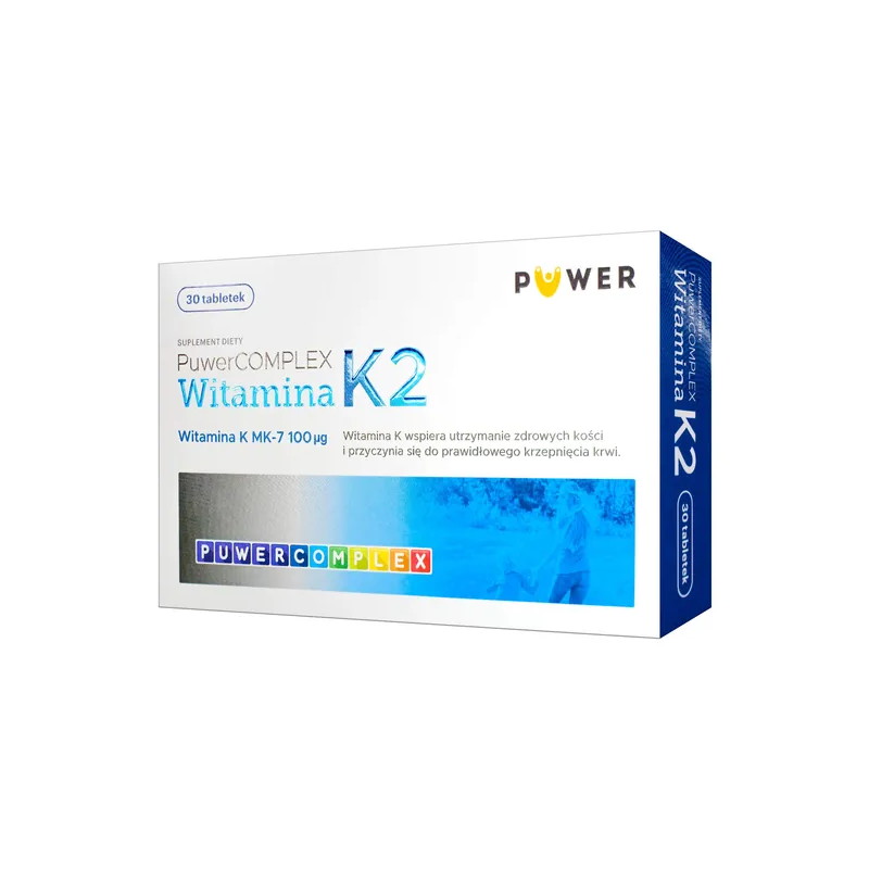 Puwer Complex Witamina K2, 30 tabletek