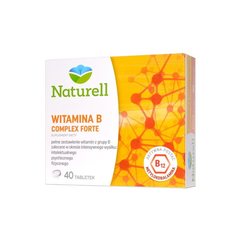 Naturell Witamina B Complex Forte, 40 tabletek