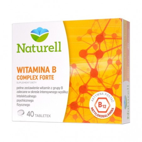 Naturell Witamina B Complex Forte, 40 tabletek