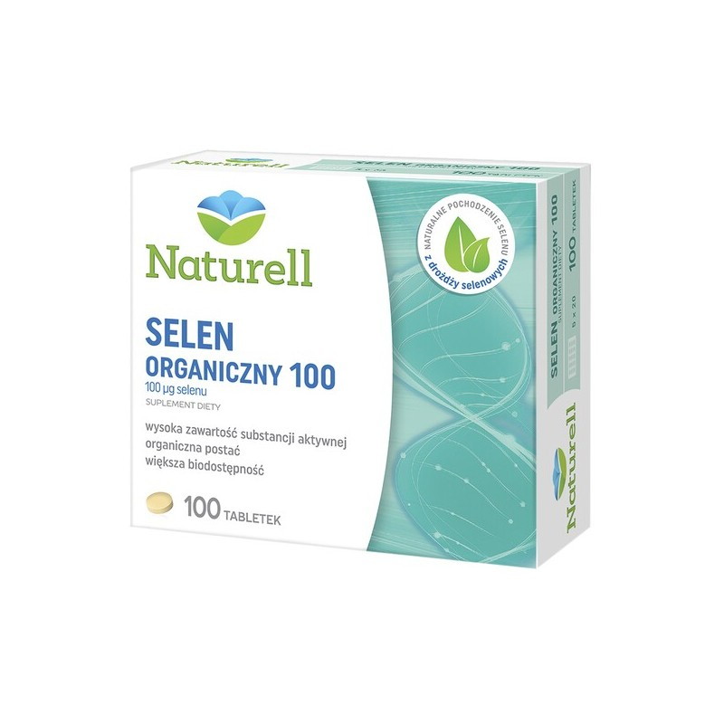 Naturell Selen Organiczny 100 100 tabletek