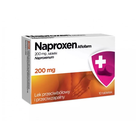 Naproxen 200 mg, 10 tabletek
