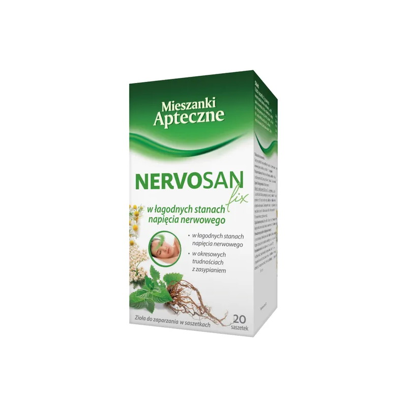 Nervosan fix, zioła do zaparzania, 2 g, 20 sztuk