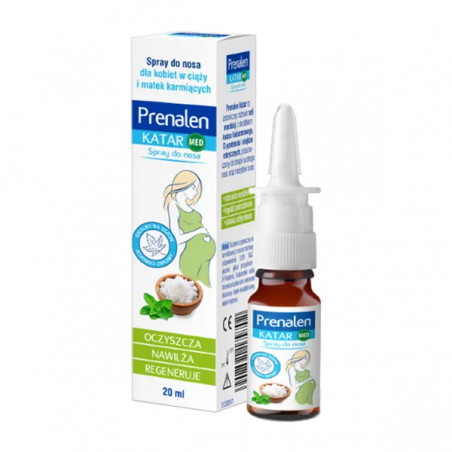 Prenalen Katar, spray do nosa, dla kobiet w ciąży, 20 ml