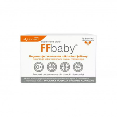 FFbaby, kapsułki z proszkiem do przygotowania zawiesiny doustnej, 28 sztuk