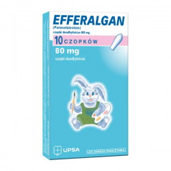 Efferalgan, 80 mg, czopki...