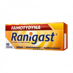 Famotydyna Ranigast, 20 mg,...