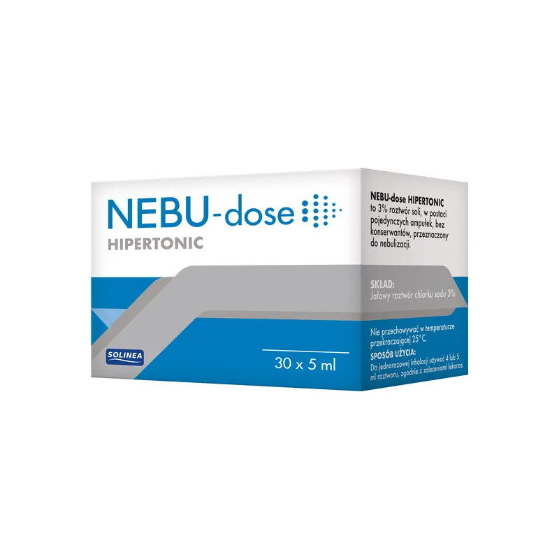 Nebu-dose hipertonic 3%, 30 ampułek
