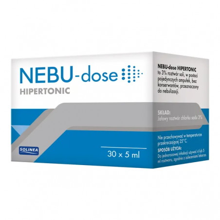 Nebu-dose hipertonic 3%, 30 ampułek