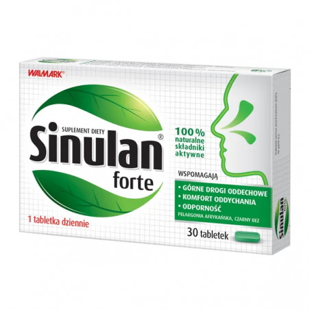 Sinulan Forte, tabletki powlekane, 30 sztuk