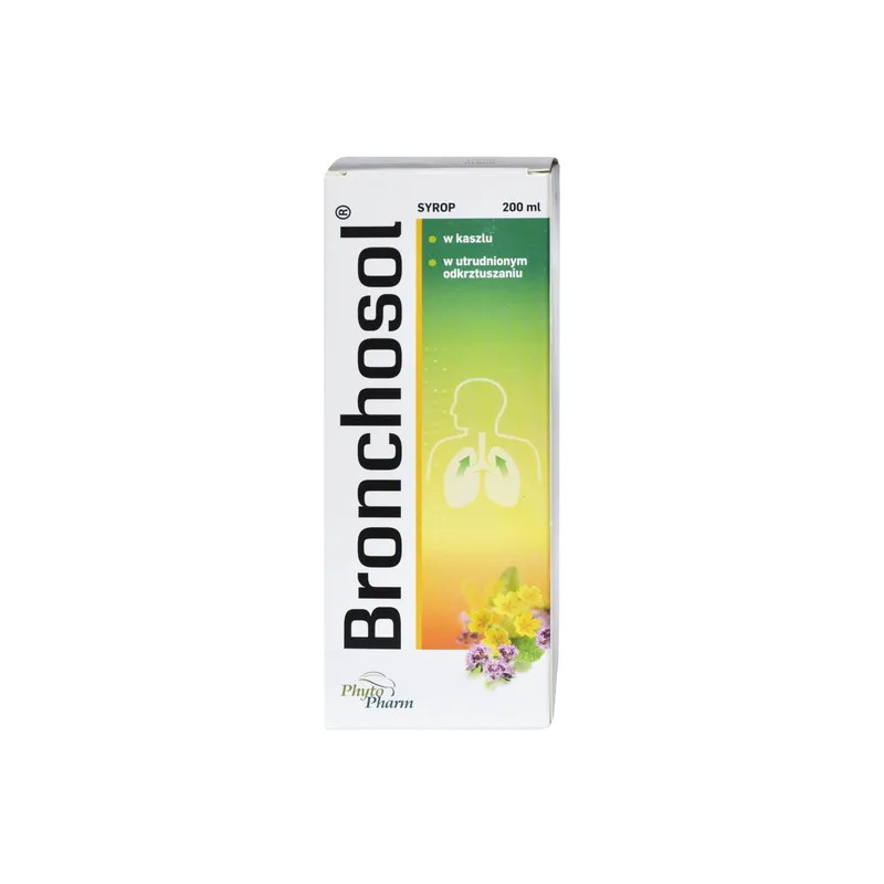 Bronchosol, (218 mg+0,989 mg)/5 ml, syrop, 200 ml