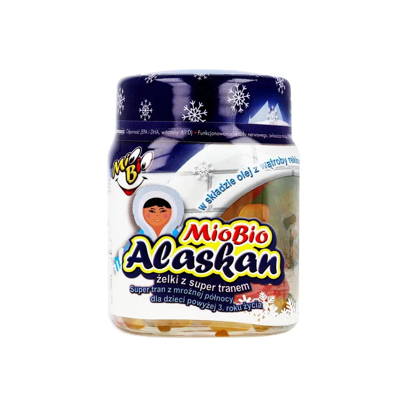 MioBio Alaskan, żelki z super tranem, 30 sztuk
