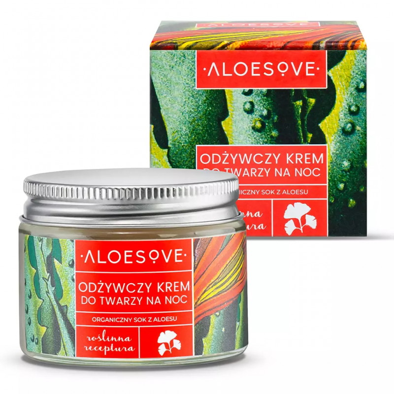 ALOESOVE Odżywczy krem do twarzy na noc, 50 ml