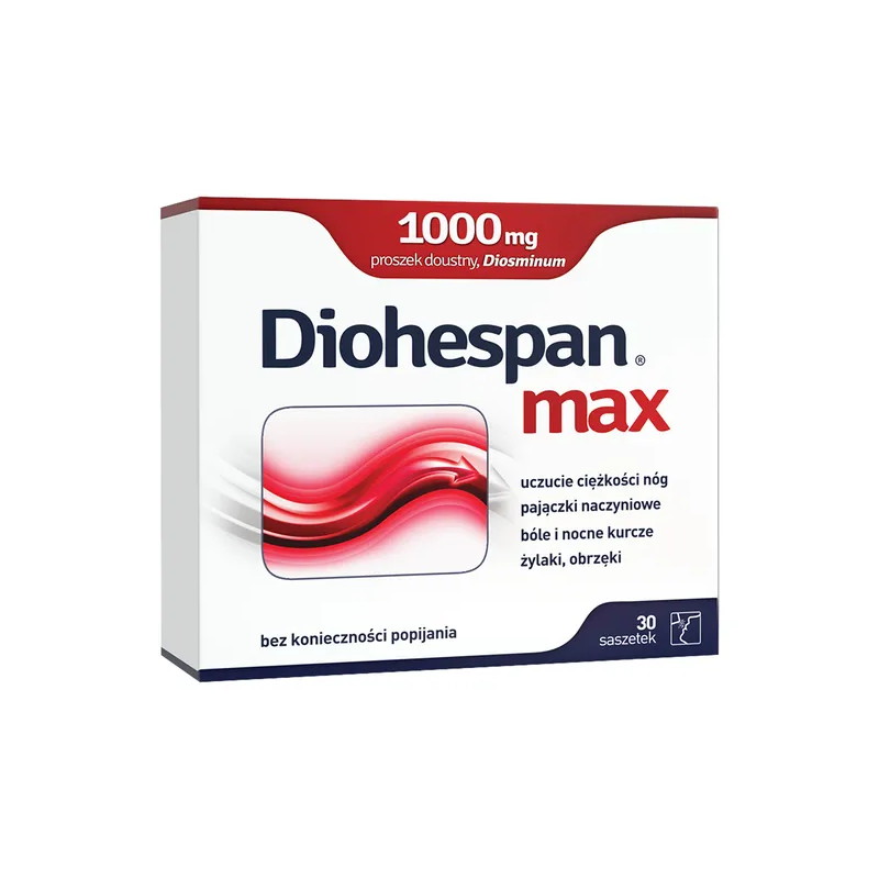 Diohespan max, 1000 mg, proszek doustny, 30 saszetek