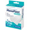 MonoPlast delikatny plaster z opatrunkiem włókninowy do cięcia 1m x 8cm