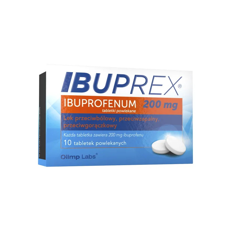 Ibuprex, 200 mg, tabletki powlekane, 10 sztuk