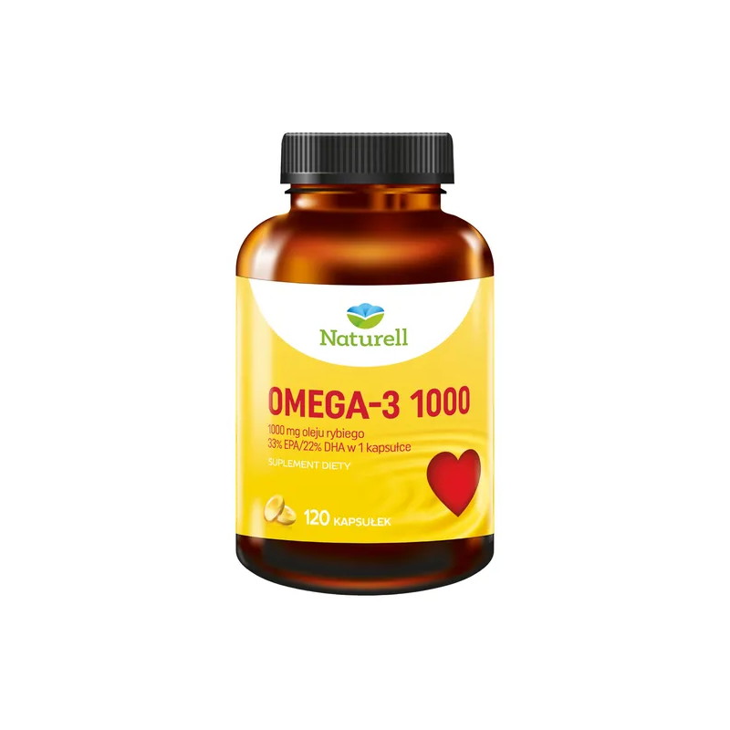 Naturell Omega-3 1000, kapsułki, 120 sztuk