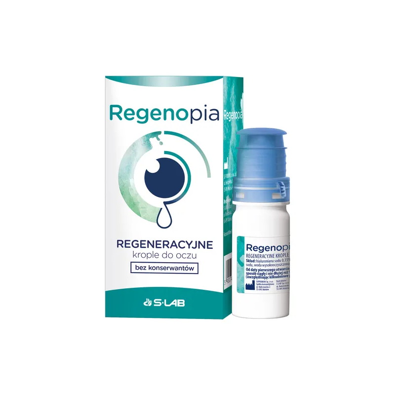 Regenopia, krople do oczu,regener.,bez konserwantów, 10 ml