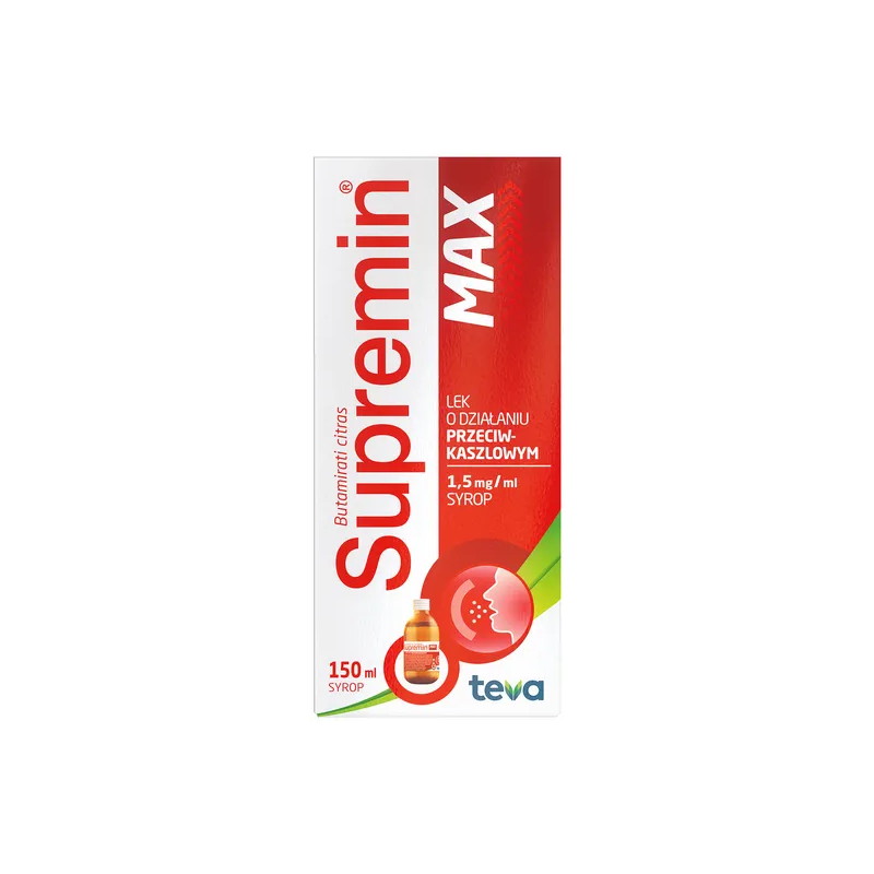 Supremin MAX, 1,5 mg/ml, syrop, 150 ml