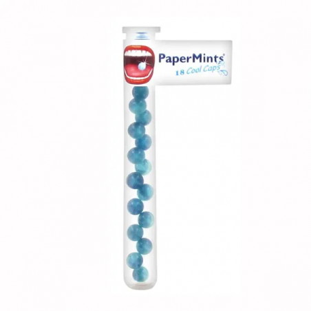 PaperMints Cool Caps, kapsułki miętowe bez cukru na świeży oddech, 18 sztuk