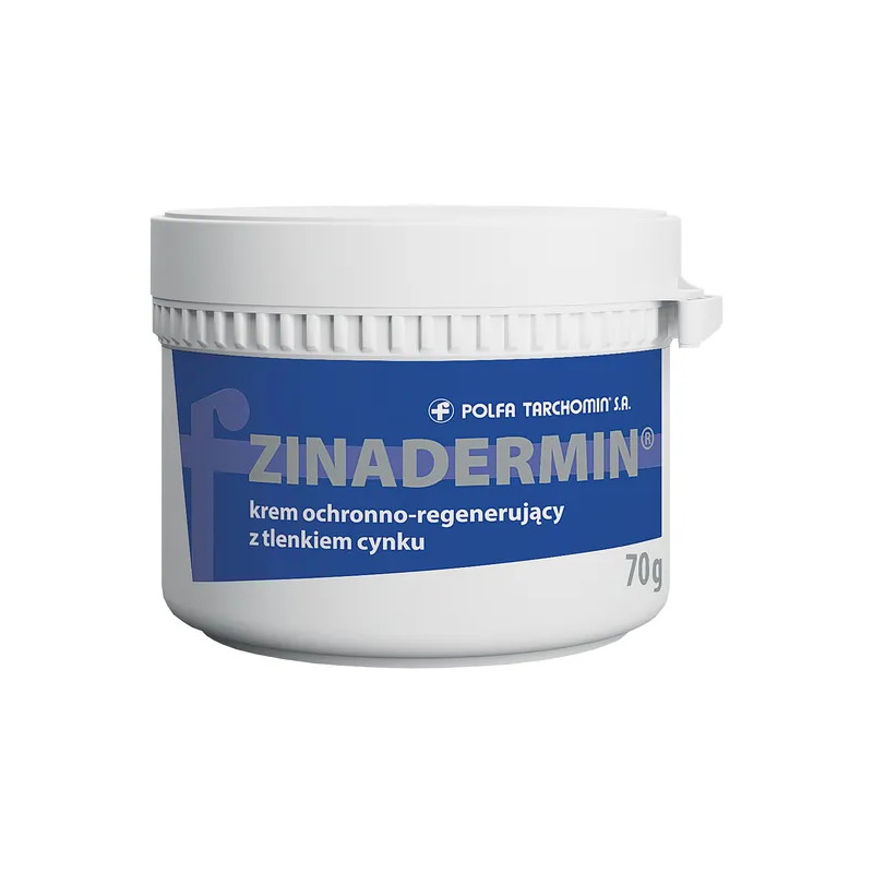Zinadermin, krem ochronno-regenerujący z tlenkiem cynku, 70 g