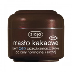 Ziaja Masło Kakaowe, krem Q10 przeciwzmarszczkowy, 50 ml