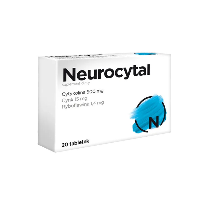 Neurocytal, tabletki powlekane, 20 sztuk