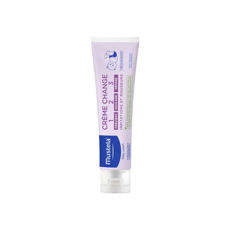 Mustela Bebe, krem do przewijania 1 2 3, 150 ml