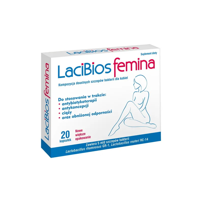 Lacibios Femina, kapsułki, 20 sztuk