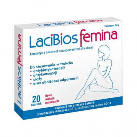 Lacibios Femina, kapsułki, 20 sztuk