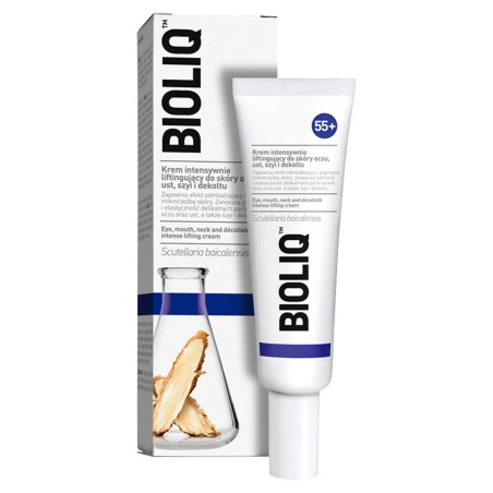 BIOLIQ 55+ Krem liftingujący do skóry oczu, ust, szyi, 30 ml