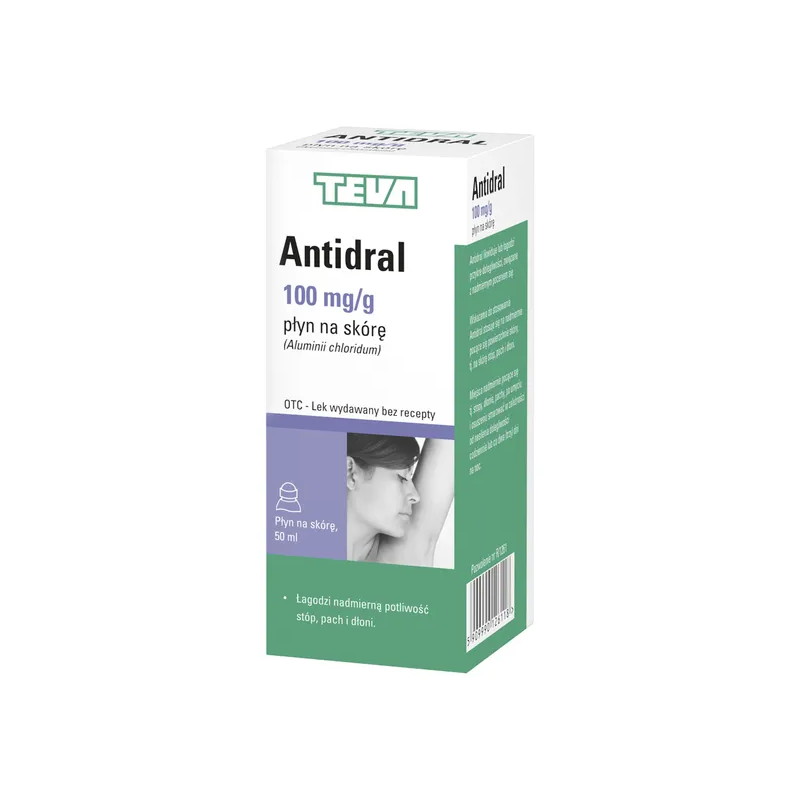 Antidral, płyn na skórę, (100 mg / g), 50 ml