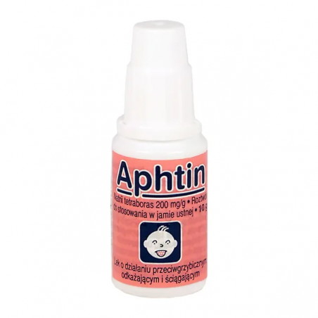 Aphtin, 200 mg/g, płyn do stosowania w jamie ustnej, 10 g